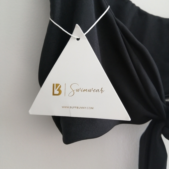 NWT Buffbunny Swimwear Wrap Around Self Tie Bikini Swim Top Small - Picture 12 of 14